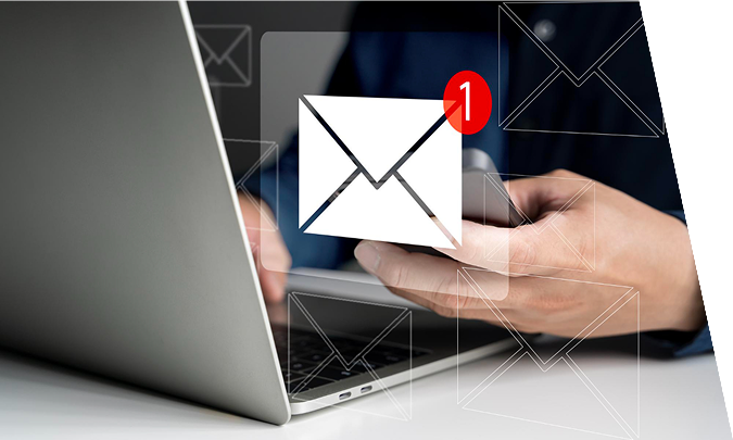 Owner receiving an association email update